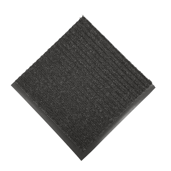 Crown Matting Technologies Neddle-Rib Mat 36"x48", Charcoal, for Hard Floor/Carpet - CRO NR34 CHA