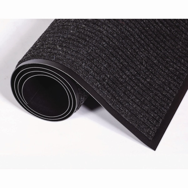 Crown Matting Technologies Neddle-Rib Mat 36"x48", Charcoal, for Hard Floor/Carpet - CRO NR34 CHA
