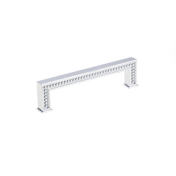 Richelieu 5-1/16 in. (128 mm) Center-to-Center Chrome Transitional Drawer Pull - BP8795128140
