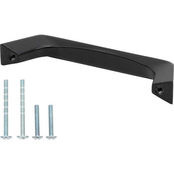 Designperfect 3-3/4'' Center-to-Center Handle Pull, Matte/Flat Black, 10PK - DPA10S513BLK
