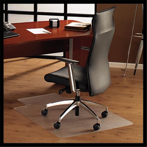 Floortex Floortex 128919LR ClearTex Ultimat Polycarbonate Chair Mat for Hard Floors; 47x35; With Lip; Clear - 128919LR