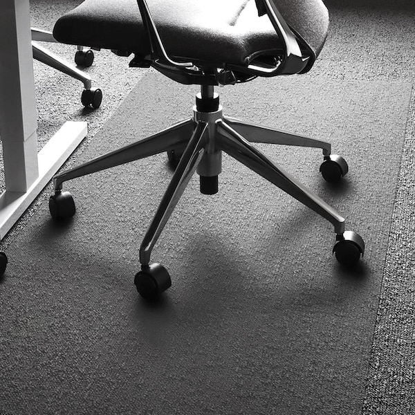 Floortex Advantagemat Vinyl Rectangular Chair Mat for Carpets up to 1/4" - 48" x 118" - FR1130025EV