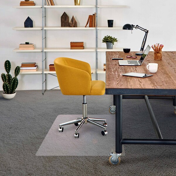 Floortex Advantagemat Vinyl Rectangular Chair Mat for Carpets up to 1/4" - 48" x 118" - FR1130025EV