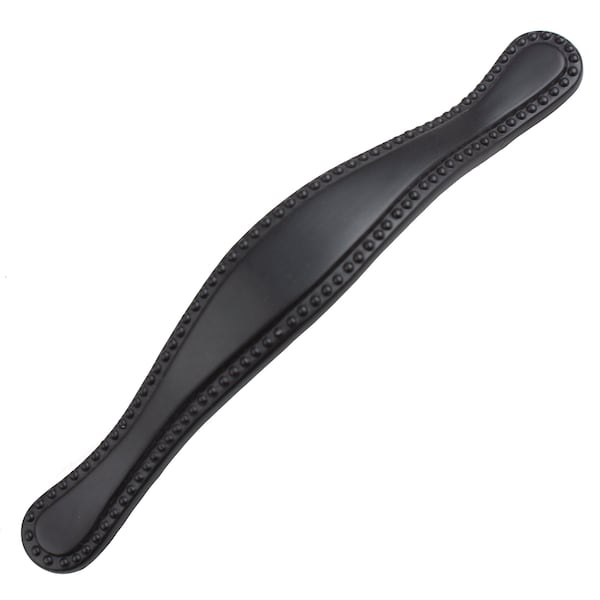 Gliderite Hardware 3 in. Center to Center Matte Black Beaded Cabinet Pull - 4554-MB, 25PK - 4554-MB-25