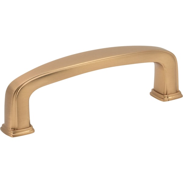 Designperfect 3'' Center-to-Center Square Cabinet Pull, Champagne Bronze/Gold, 25PK - DPA25S872CBZ