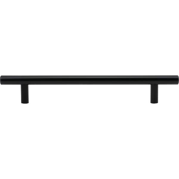 Designperfect 6-5/16'' Center-to-Center Bar Pull, Matte/Flat Black - DPA-T205BLK