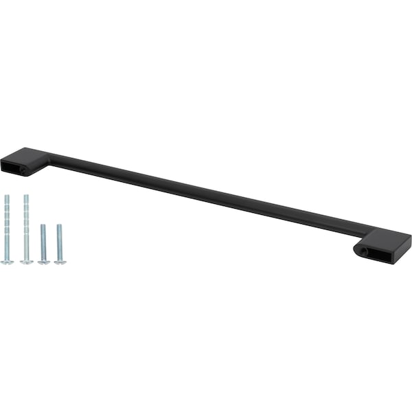Designperfect 10-1/16'' Center-to-Center Handle Pull, Matte/Flat Black - DPA-S799BLK