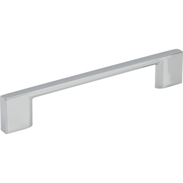 Designperfect 5-1/16'' Center-to-Center Square Cabinet Pull, Polished Chrome, 25PK - DPA25S794PC