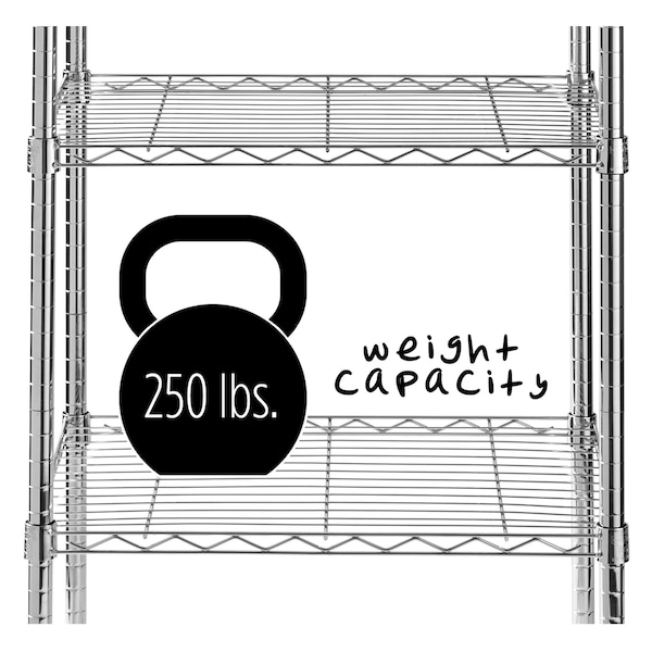 Honey-Can-Do Honey-Can-Do 72 in. H X 24 in. W X 18 in. D Steel Multi Rack Shelving Unit - SHF-01054