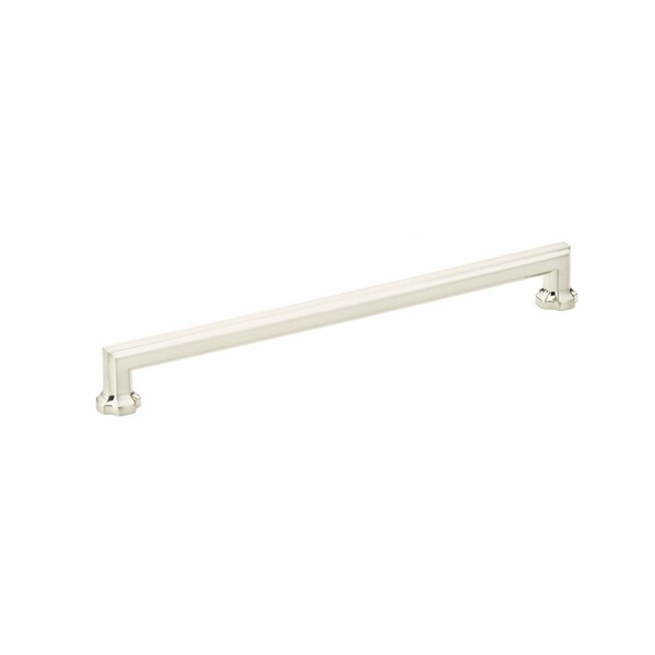 Schaub 10in Center to Center Empire Cabinet Pull Brushed Nickel Finish - 886-BN