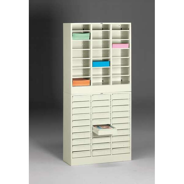 Tennsco Shelves, Letter Size, Gray, PK5 - 4005 MED GREY
