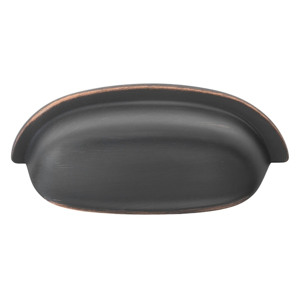 Gliderite Hardware 2-1/2 in. Center to Center Oil Rubbed Bronze Classic Bin Pull - 4081-ORB, 25PK - 4081-ORB-25