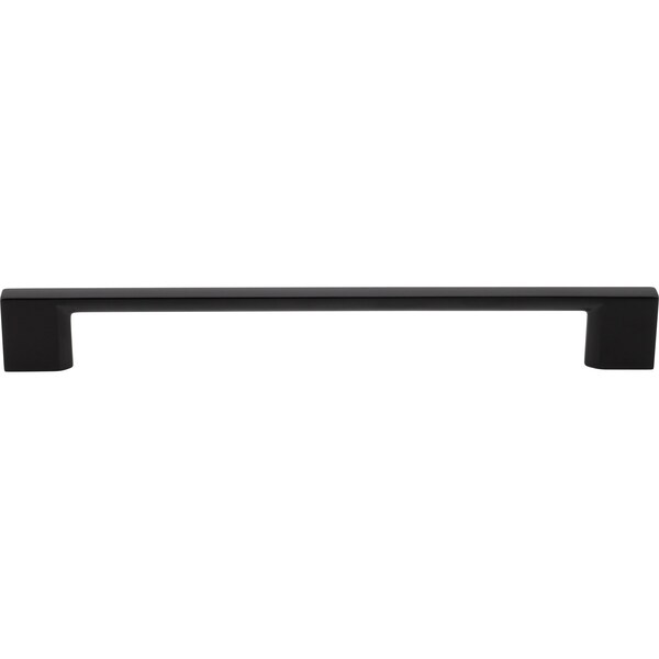 Designperfect 7-9/16Center-to-Center Square Cabinet Pull, Matte/Flat Black, 10PK - DPA10S796BLK