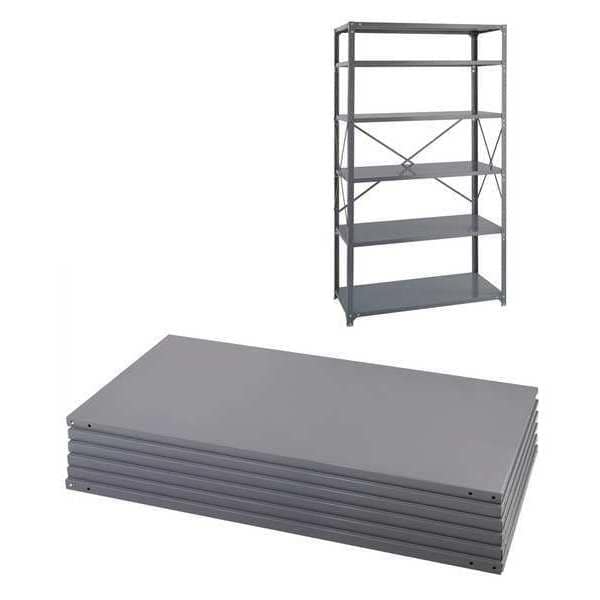 Safco Industrial 6 Shelf Pack, 36X24 - 6254