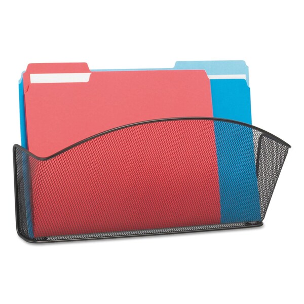 Safco Onyx Steel Wall Pocket, Legal, Black 15 x 3 x 9 - 5653BL