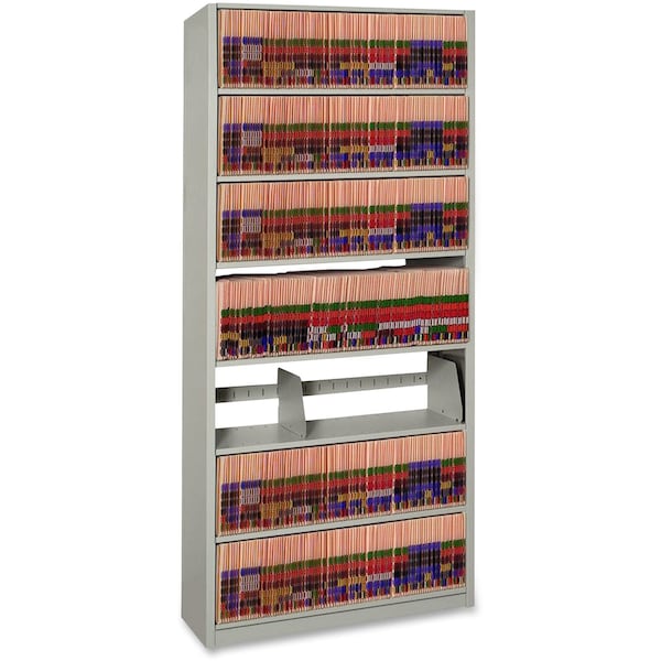 Datum Storage Shelving Starter, 76"x12"x36", Bone White - 761236-S7P