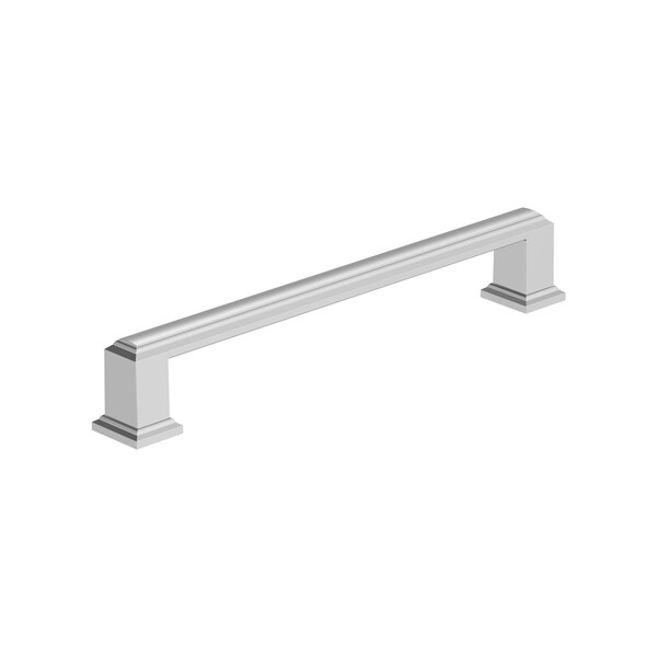 Amerock Appoint 6-5/16 inch 160mm Center-to-Center Polished Chrome Cabinet Pull - BP3736026