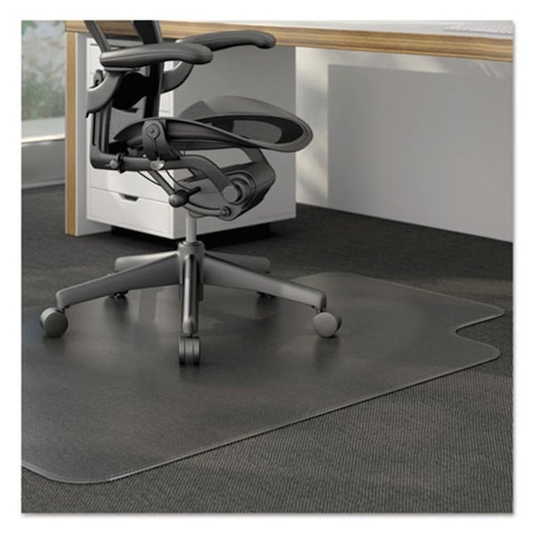 Alera Alera MAT3648CLPL 36 x 48 in. Cleated Chair Mat for Low & Medium Pile Carpet; Clear - MAT3648CLPL