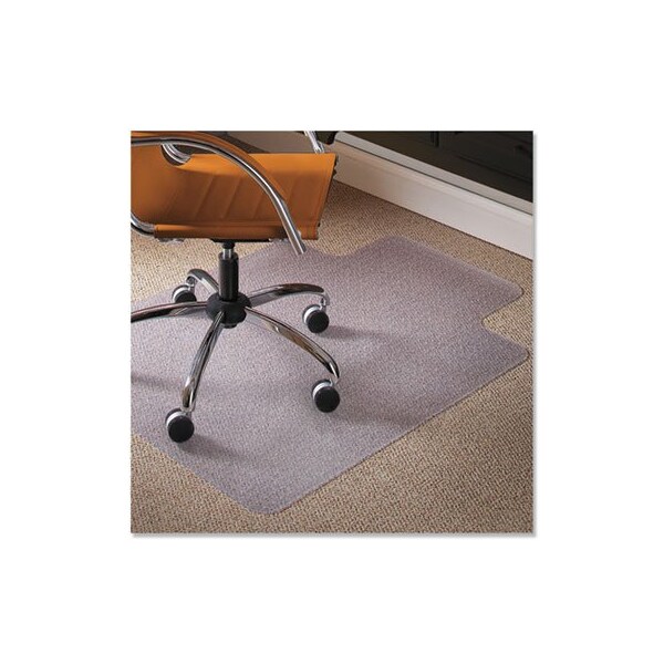 E.S. Robbins ESRobbins, Natural Origins Chair Mat With Lip For Carpet, 45 X 53, Clear - 141042