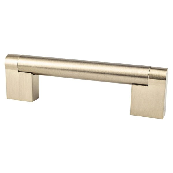 Berenson 96 mm Contemporary Advantage Three CC Champagne Bar Pull - 9121-10CZ-P