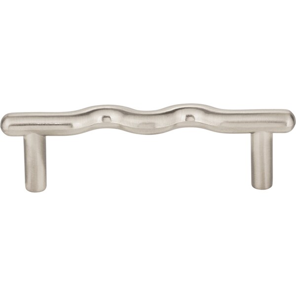 Elements By Hardware Resources 3" Center-to-Center Satin Nickel Wavy Verona Cabinet Pull - Z105SN