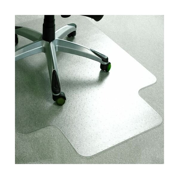 Floortex Chairmat, f/Carpet, APET, Lip, 45inx53in, Clear - FLRNCCMFLAG0005