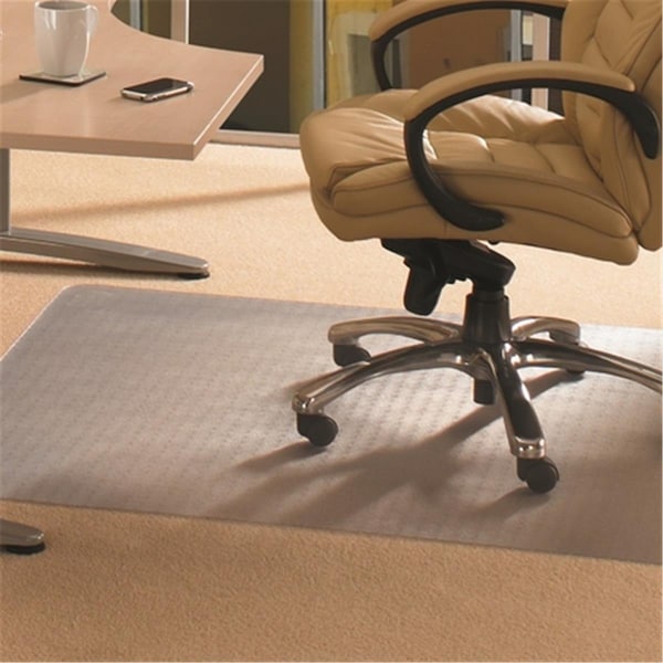Wall-To-Wall 100 Percentage Post Consumer Recycled Rectangular Anti-Slip Chair Mat For Hard Floors 48 X 51 In. - WA298566