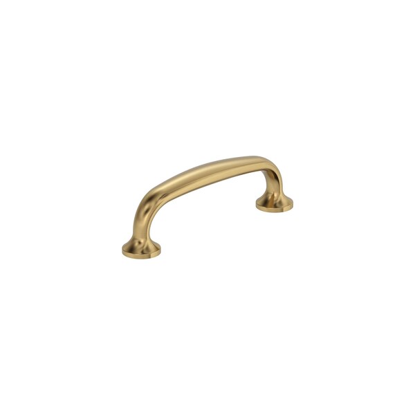Amerock Renown 3 inch 76mm Center-to-Center Champagne Bronze Cabinet Pull - BP37395CZ