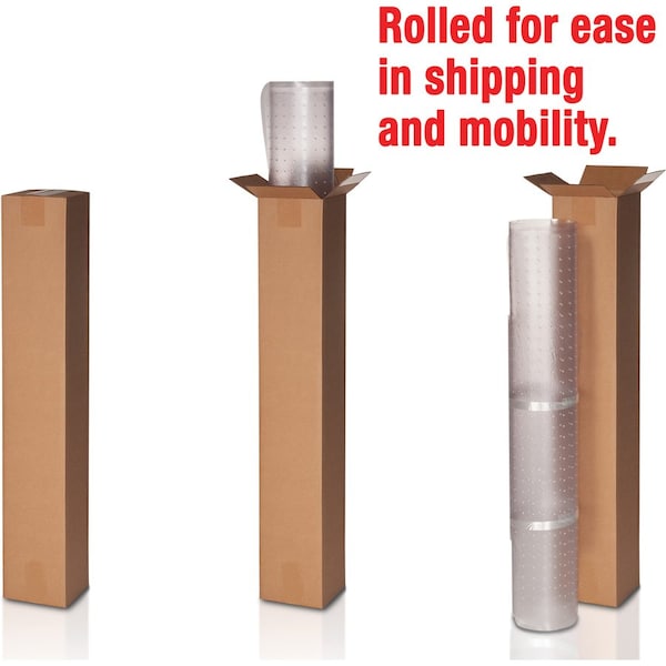 Deflecto MAT, CHAIR, ECON, W/LIP, 36X48 - DEFCM11112