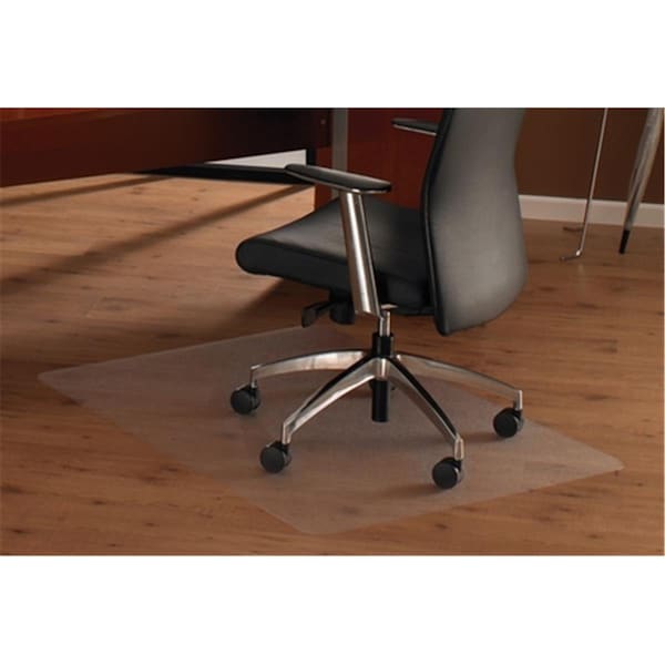 Back2Basics Cleartex  Ultimat Polycarbonate Rectangular Chair Mat For Hard Floors And Carpet Tiles 47 X 30 In. - BA744002