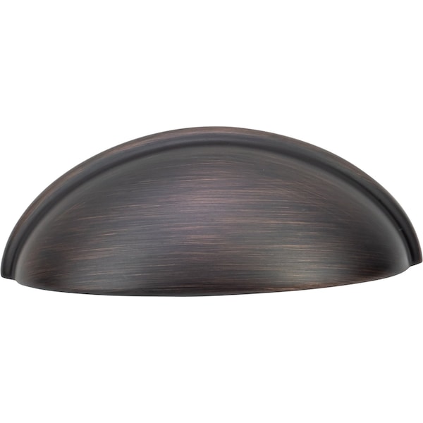 Designperfect 3'' Center-to-Center Cup Pull, Brushed Oil Rubbed Bronze - DPA-C632ORB