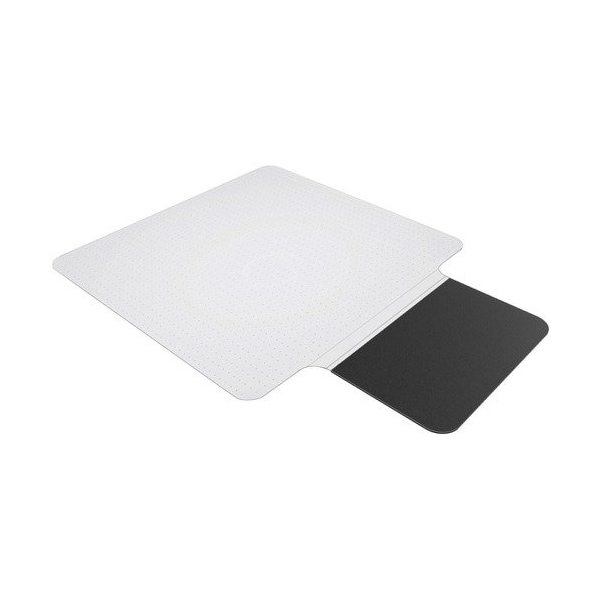 Es Robbins Mat, Sit/Stand, f/Low-Pile, w/20inx18in Lip, 36inx53in, Clear - ESR184619