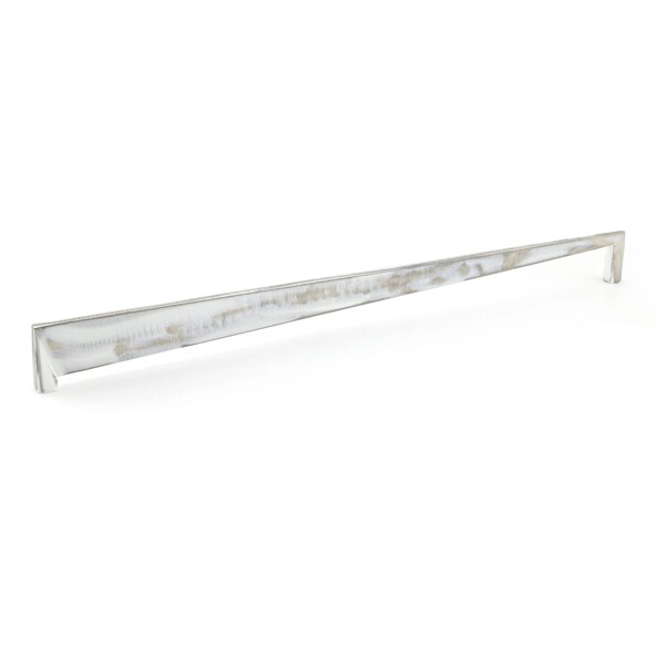 Richelieu 12 5/8 in (320 mm) Center-to-Center Brushed Industrial White Contemporary Cabinet Pull - 681132031