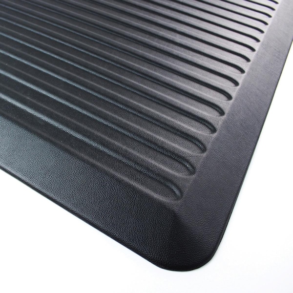 Back2Basics 24 x 72 in. AFS TEX 6000x Active Anti fatigue ChairMat, Black - BA1872180