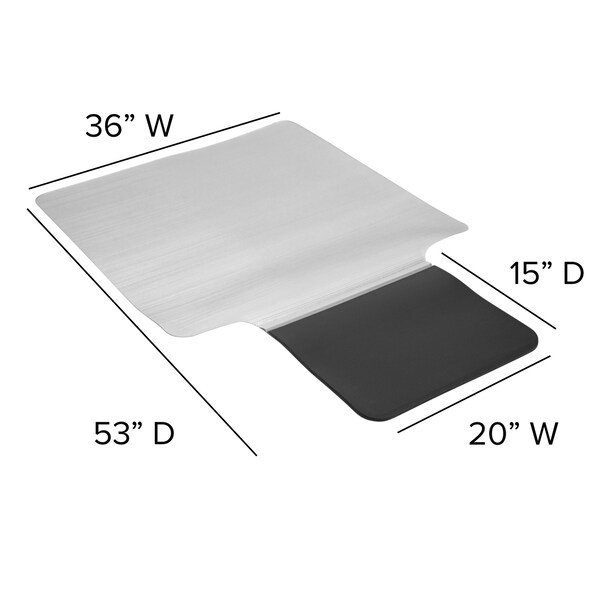 Flash Furniture 36"x53" Sit or Stand Anti-Fatigue Mat - MAT-184612-GG