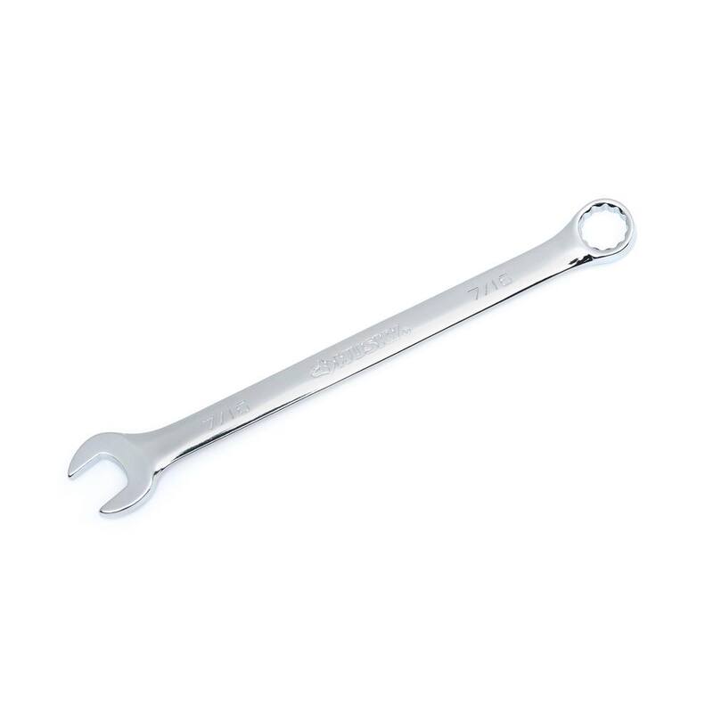 Husky 7/16 in. 12-Point SAE Full Polish Combination Wrench - HCW716-05