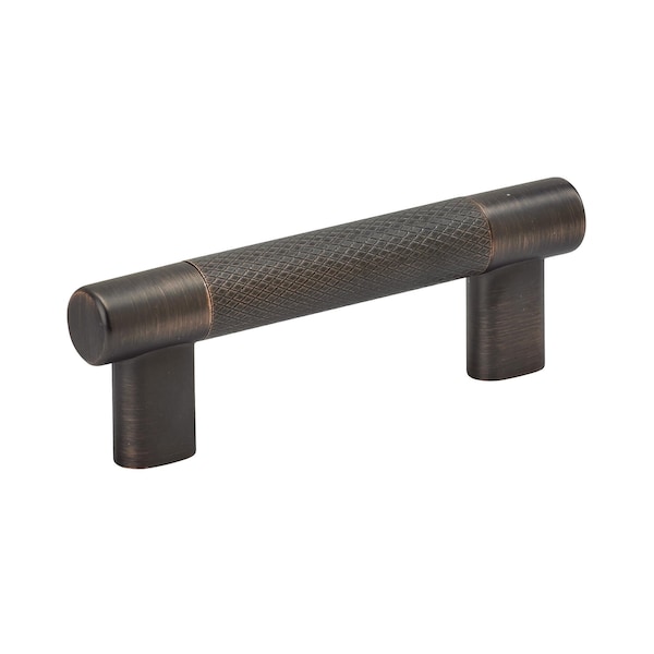 Amerock Bronx 3 in & 3-3/4 in 76mm & 96 mm Center-to-Center Oil Rubbed Bronze Cabinet Pull - BP36557ORB