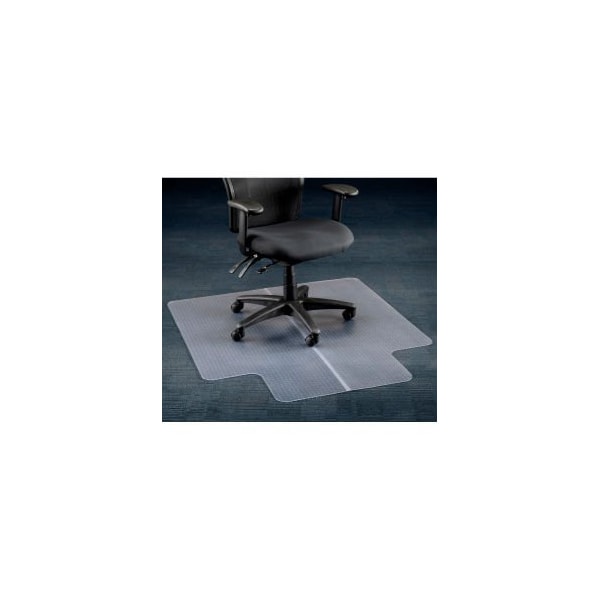 Aleco Interion Office Chair Mat for Carpet - 45"W x 53"L with 25" x 12" Lip - Straight Edge - 120227
