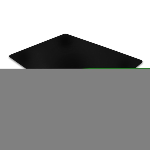 Cleartex 48 x 60 in. Advantagemat Vinyl Rectangular Chair Mat for Carpets, Black - FR114860LEBV