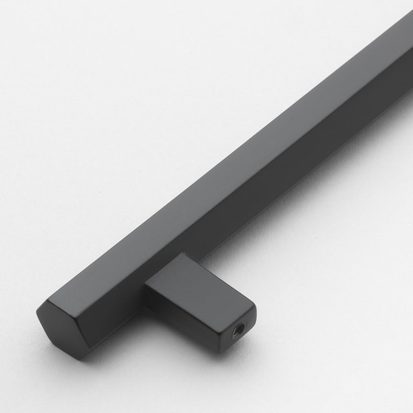 Gliderite Hardware 5-1/16 in. Center to Center Hexagon Bar Pull Matte Black - 4791-128-MB-1