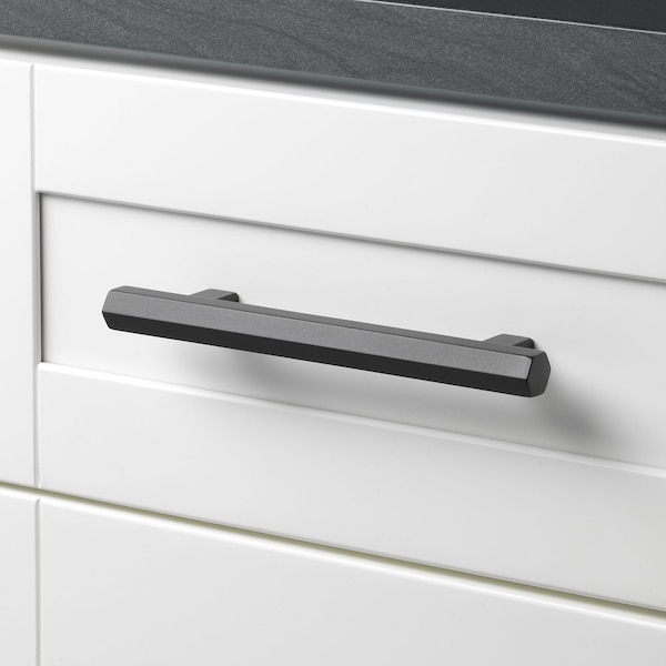 Gliderite Hardware 5-1/16 in. Center to Center Hexagon Bar Pull Matte Black - 4791-128-MB-1