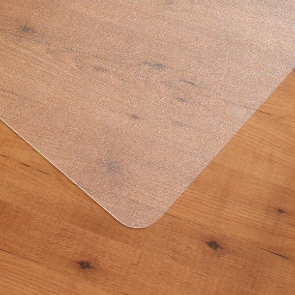 Floortex Cleartex Enhanced Polymer Lipped Chair Mat for Hard Floors, 48'' x 51'' - FRECO124851LP