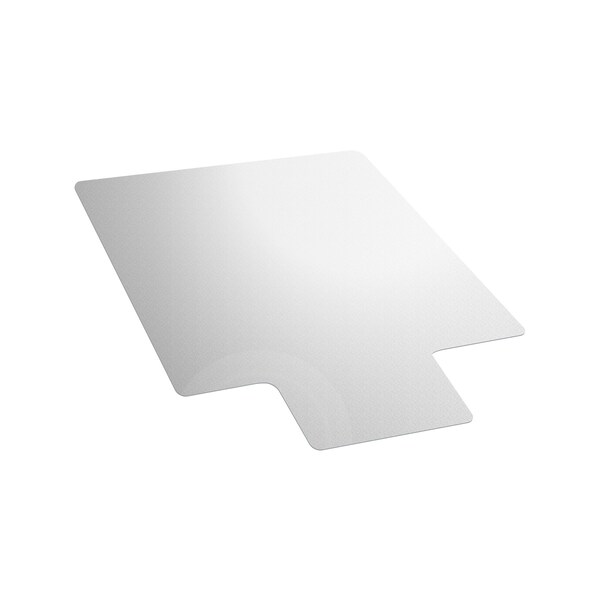 Floortex Cleartex Enhanced Polymer Lipped Chair Mat for Hard Floors, 48'' x 51'' - FRECO124851LP