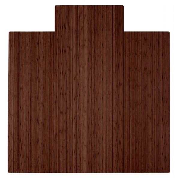 Work-Of-Art Bamboo Roll-Up Chairmat, 55 x 57 in. - WO2200610