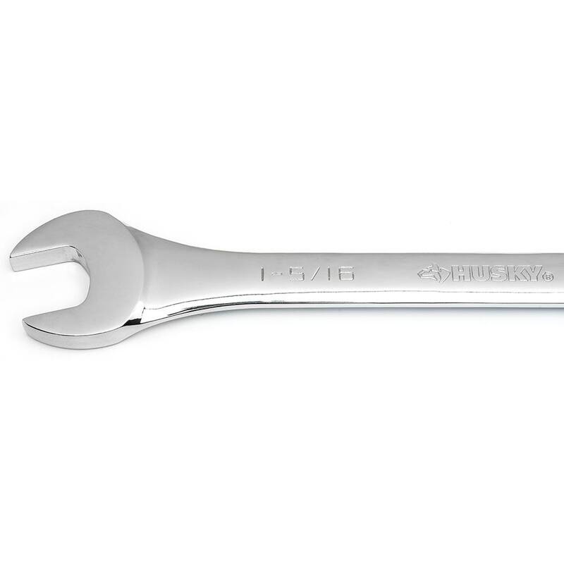 Husky 1-5/16 in. 12-Point SAE Full Polish Combination Wrench - HCW1I516