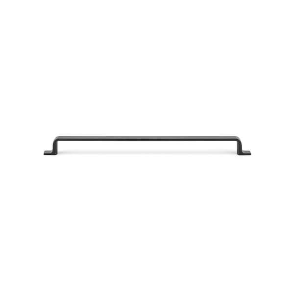 Richelieu 12 5/8 in (320 mm) Center-to-Center Matte Black Contemporary Cabinet Pull - BP52003320900