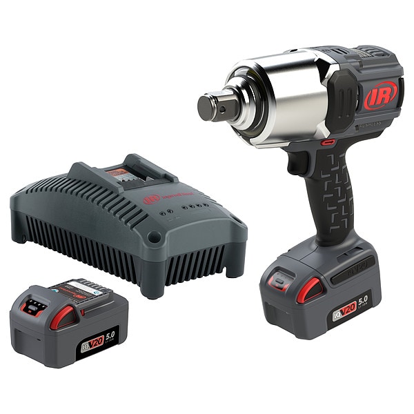 Ingersoll-Rand Cordless Impact Wrench, 8 3/4 in L - W8191-K2