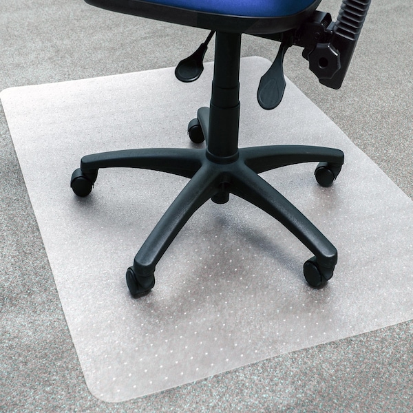 Floortex Ecotex BioPVC Eco Friendly Carbon Neutral PVC Chair Mat for Carpet - 36" x 48" - NRCMFLFG0002