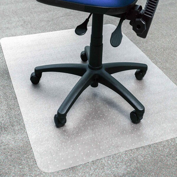 Floortex Ecotex BioPVC Eco Friendly Carbon Neutral PVC Chair Mat for Carpet - 36" x 48" - NRCMFLFG0002