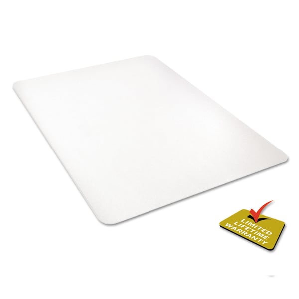 Deflecto Polycarbonate All Day Use Chair Mat, Hard Floors, 46 x 60, Rect, Clear - CM21442FPC